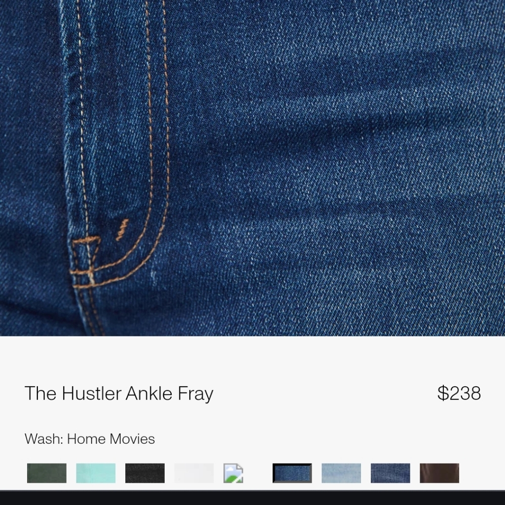 MOTHER High Rise Blue Jeans - Picture 3 of 11